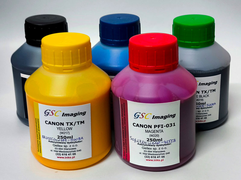 Inks.pl - Atrament GSC do Canon Prograf TM240 TM250