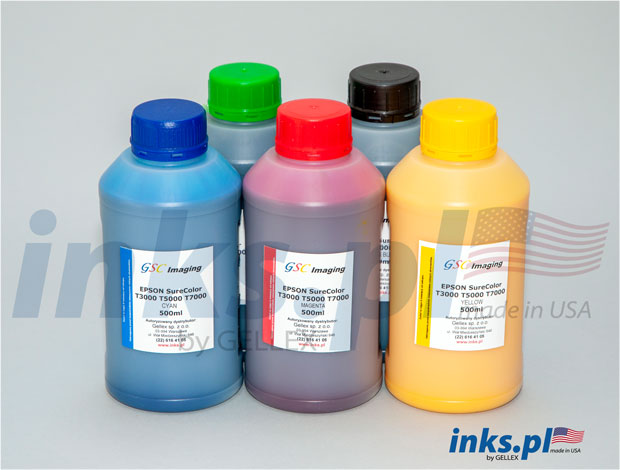 Inks.pl - Amerykański atrament pigmentowy GSC Surecolor T do ploterów Epson