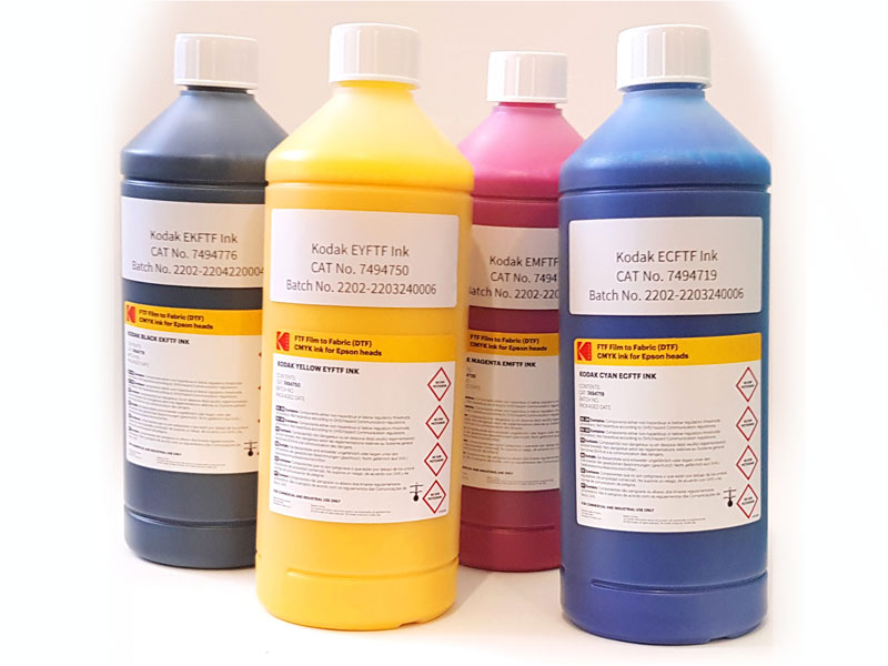 Inks.pl - Atrament Kodak DTF do nadruku na tkaninach